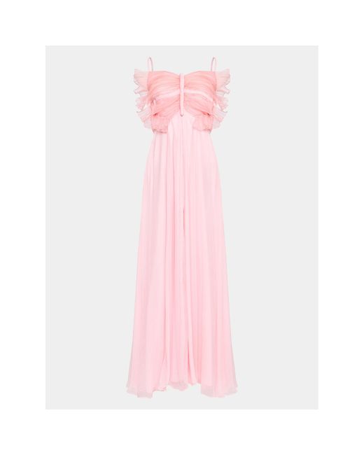 Blugirl Blumarine Pink Abendkleid Ra3063 T3339 Regular Fit