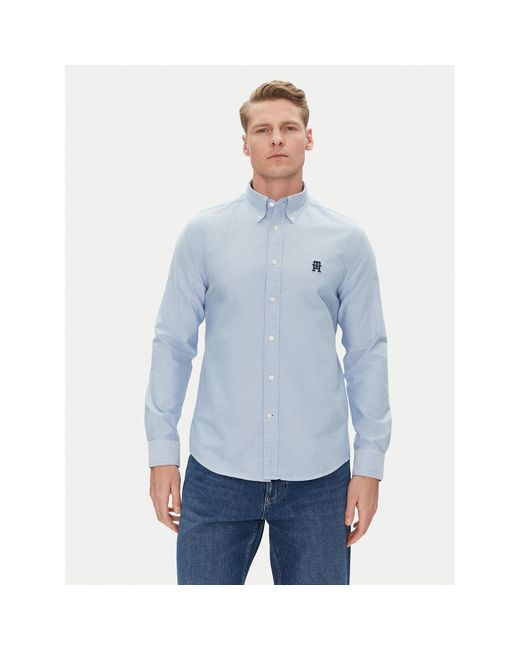 Tommy Hilfiger Hemd Heritage Mw0Mw39235 Regular Fit in Blue für Herren