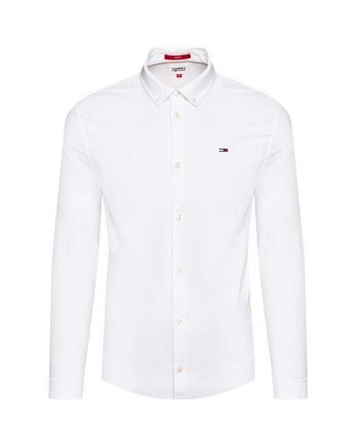 Tommy Hilfiger Hemd Oxford Dm0Dm09594 Weiß Slim Fit in White für Herren