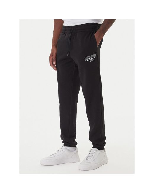 Jack & Jones Set T-Shirt, Sweatshirt Und Hose Makoto 12287681 Regular Fit in Black für Herren