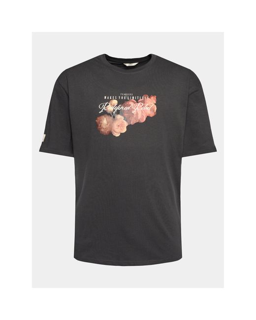 Redefined Rebel T-Shirt Rafael 221165Gots Regular Fit in Black für Herren