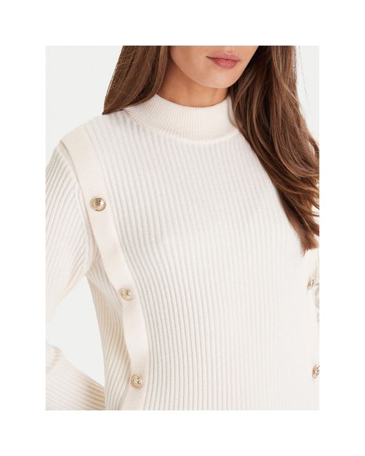 Morgan White Pullover 252-Mcool Regular Fit