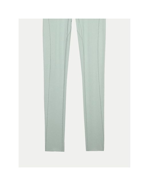 4F Green Leggings Waw24Tftif283 Slim Fit