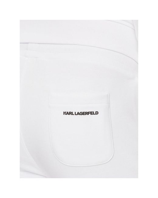 Karl Lagerfeld Sportshorts 705032 542900 Weiß Regular Fit in White für Herren