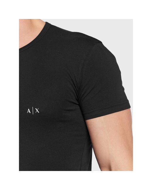 Armani Exchange 2Er-Set T-Shirts 956005 Cc282 07320 Slim Fit in Black für Herren