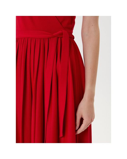 Tommy Hilfiger Red Kleid Für Den Alltag 1985 Ww0Ww45733 Regular Fit