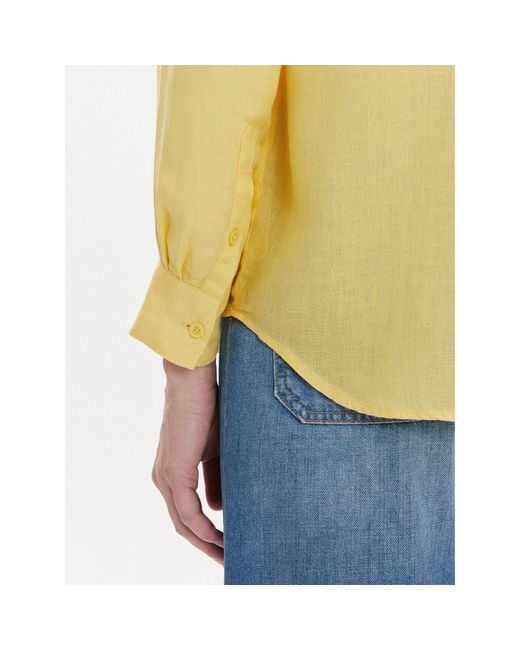 Tommy Hilfiger Yellow Hemd Ww0Ww42037 Relaxed Fit
