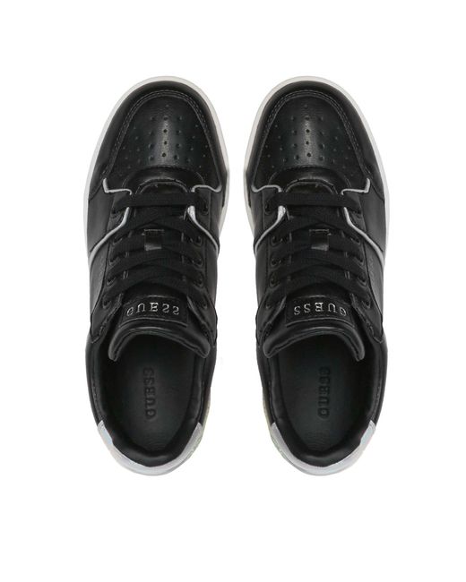 Guess Black Sneakers Tokyo Fl5Tky Sma12