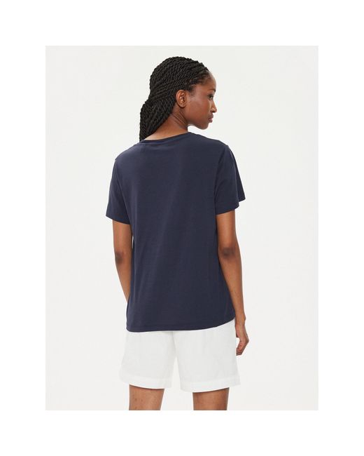 Gant Blue T-Shirt Logo 4200849 Regular Fit