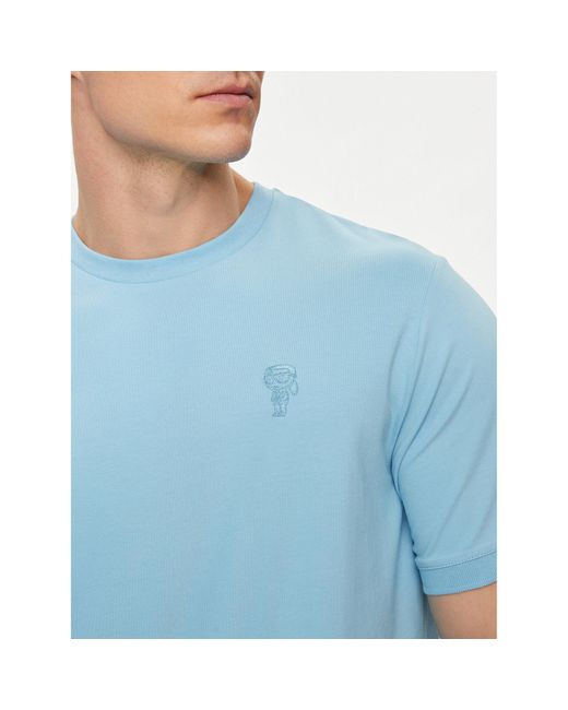 Karl Lagerfeld T-Shirt 755055 542221 Regular Fit in Blue für Herren