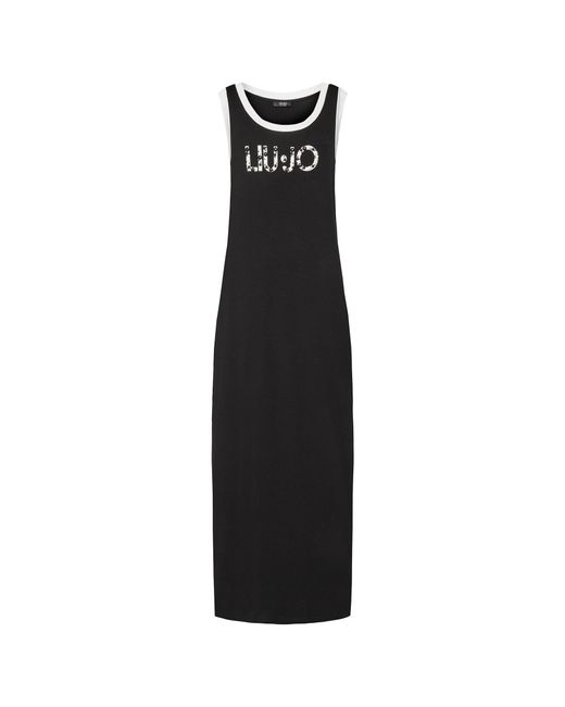 Liu Jo Black Kleid Für Den Alltag Va5134 Js360 Regular Fit