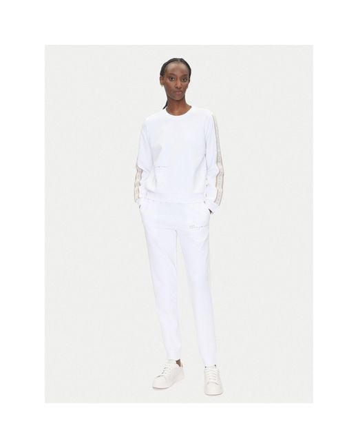 EA7 White Jogginganzug 7W000283 Af12501 U0002 Regular Fit