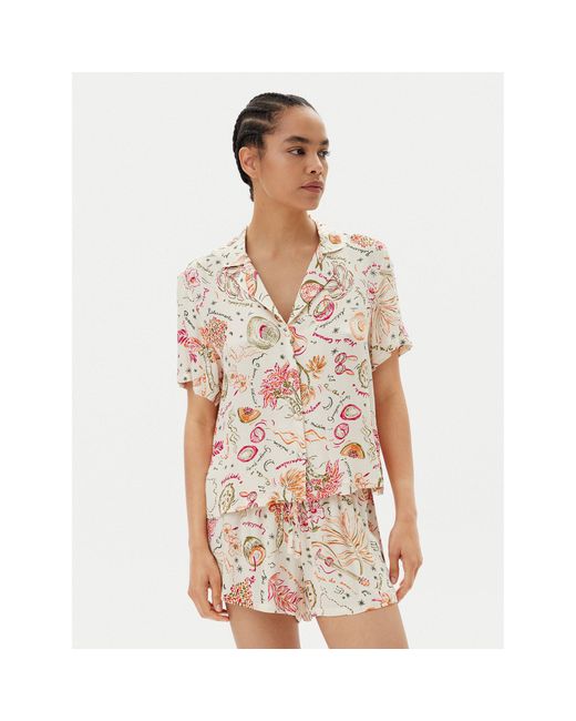Hunkemöller Multicolor Pyjama-T-Shirt 302113 Regular Fit
