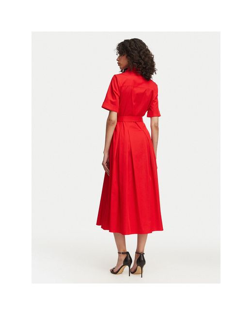 Lola Casademunt Red Hemdkleid Ls2616089 Regular Fit