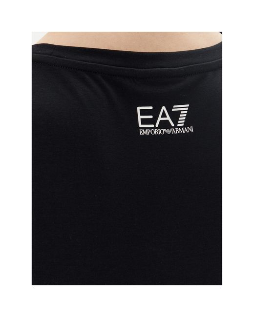 EA7 Black T-Shirt 7W000274 Af12945 Uc001 Slim Fit