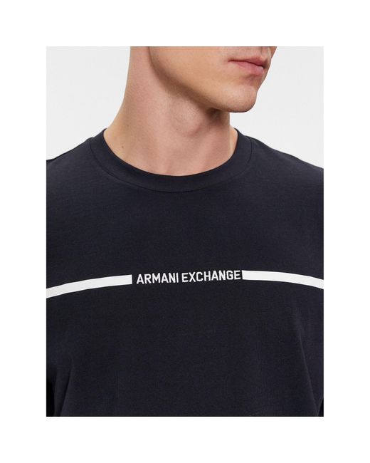 Armani Exchange T-Shirt 3Dztlg Zj9Jz 1583 Regular Fit in Blue für Herren