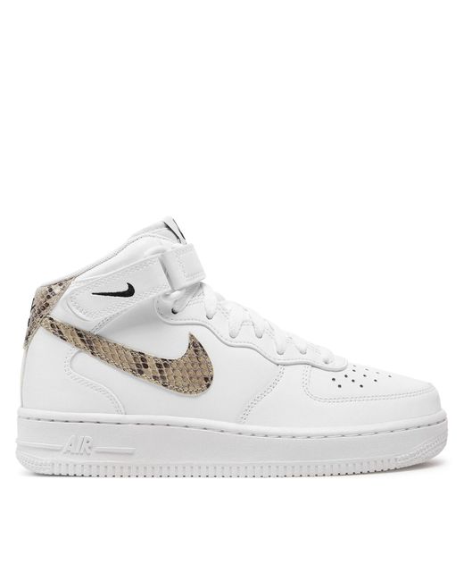 Nike White Sneakers air force 1 '07 mid dd9625 101