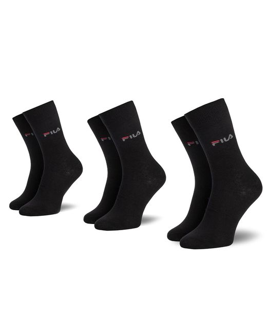 Fila Black 3Er-Set Hohe -Socken Calze F9630