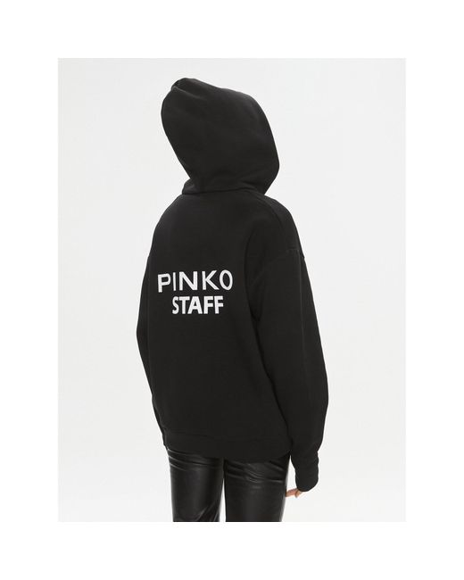 Pinko Black Sweatshirt 102471 A1Dj Loose Fit