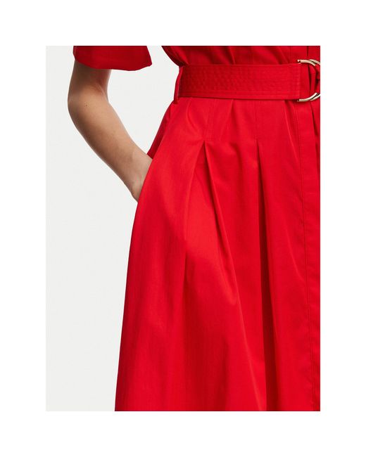 Lola Casademunt Red Hemdkleid Ls2616089 Regular Fit