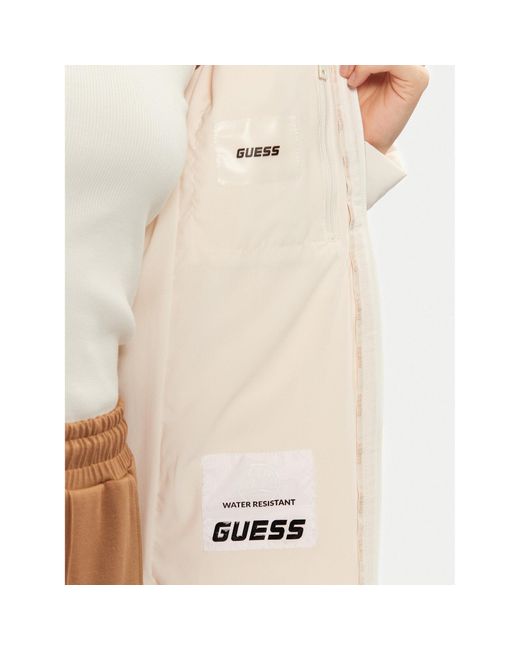 Guess White Daunenjacke V4Yl04 Wf3X0 Regular Fit