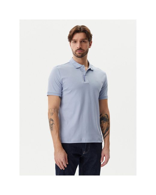 Calvin Klein Poloshirt K10K114135 Regular Fit in Blue für Herren