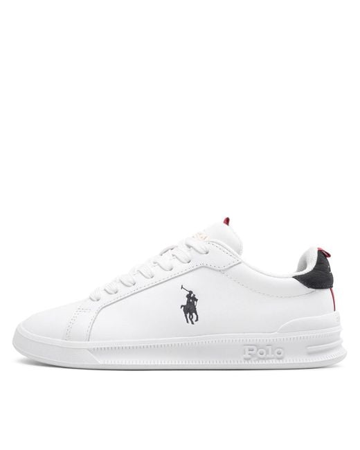 Polo Ralph Lauren White Sneakers Hrt Ct Ii 809860883003 Weiß