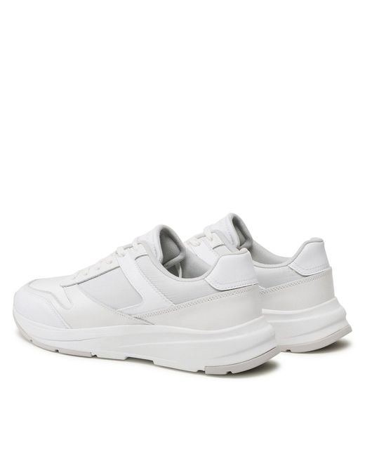 Calvin Klein Sneakers Low Top Lace Up Mix Hm0Hm00901 Weiß in White für Herren