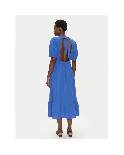 Gap Blue Kleid Für Den Alltag 717787-00 Regular Fit