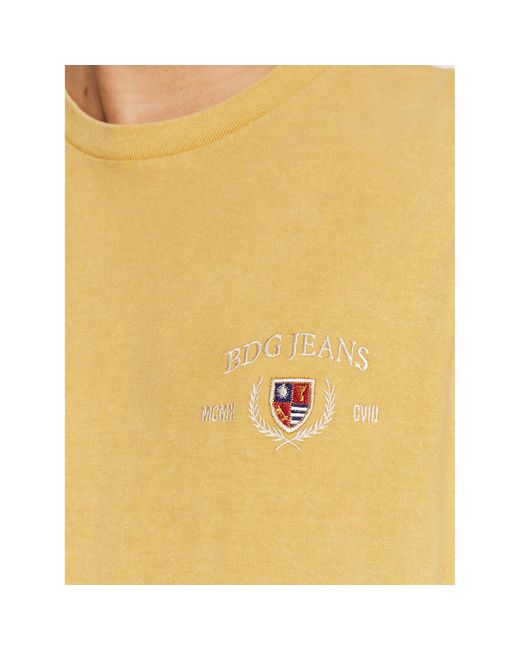 BDG T-Shirt 74268467 Regular Fit in Yellow für Herren