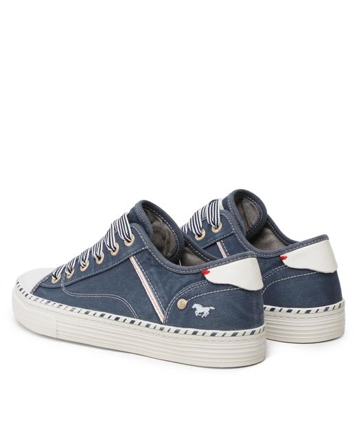 Mustang Blue Sneakers aus stoff 1376-303-841 jeans
