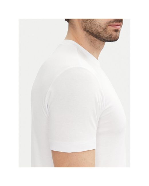 EA7 T-Shirt 7M000301 Af13739 U0002 Slim Fit in White für Herren