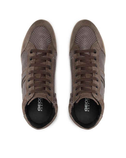 Geox Brown Sneakers d myria b d2668b 04122 c6226 taupe/dk beige