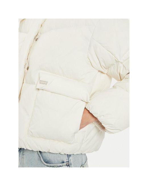 Levi's White Daunenjacke Western Bubble A8527-0001 Regular Fit