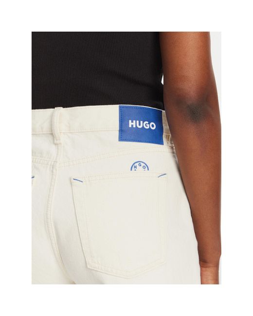 HUGO White Jeansshorts Gimusa_1_B 50540160 Regular Fit