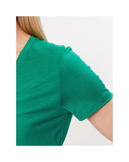 Benetton Green T-Shirt 3Nlhe4249 Grün Regular Fit