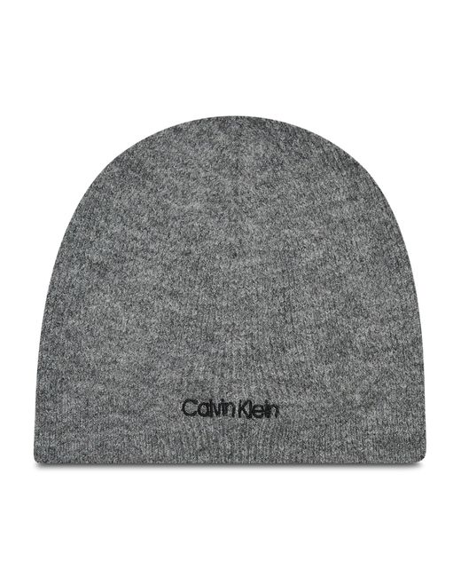 Calvin Klein Mütze Basic Wool No Fold Beanie K50K507444 in Gray für Herren