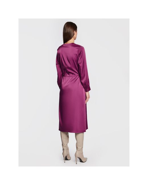 Olsen Purple Kleid Für Den Alltag Festive Spirit 13001662 Regular Fit