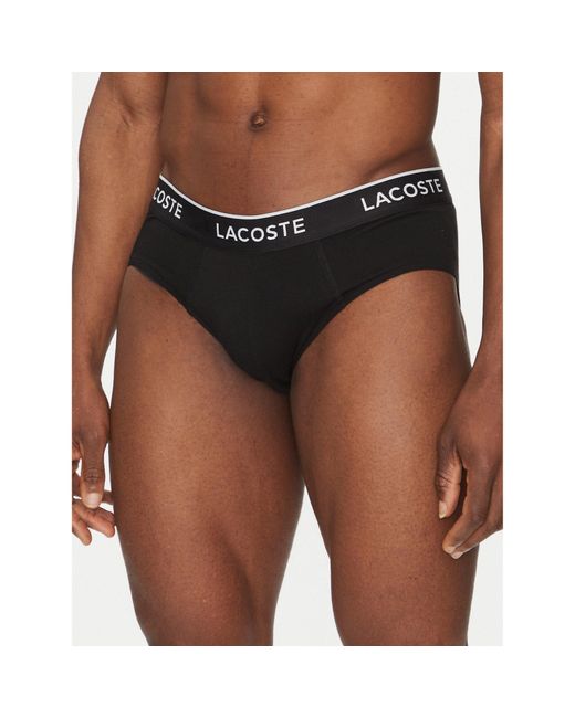Lacoste 3Er-Set Slips 8H1293 in Black für Herren