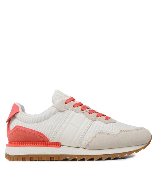 Tommy Hilfiger Pink Sneakers Retro Runner En0En02214 Weiß