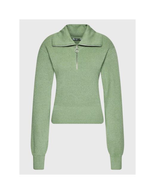 NA-KD Green Pullover 1018-009305-5310-003 Grün Regular Fit