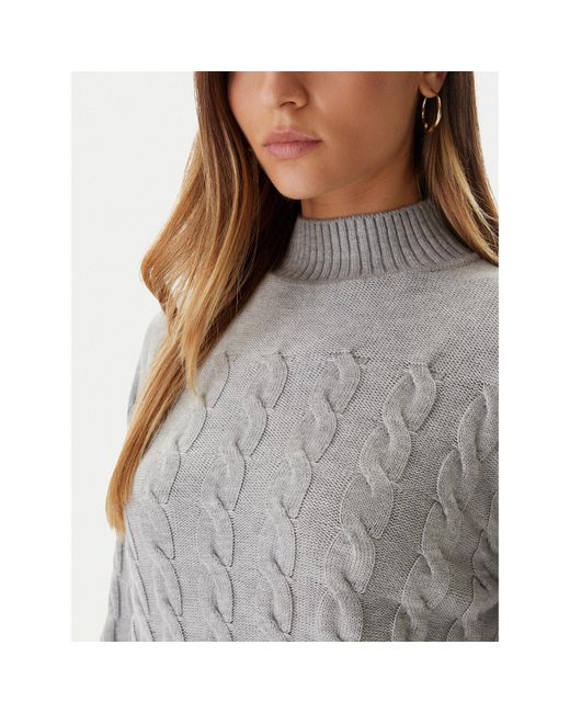 Guess Gray Rollkragenpullover W5Br30 Z1192 Relaxed Fit