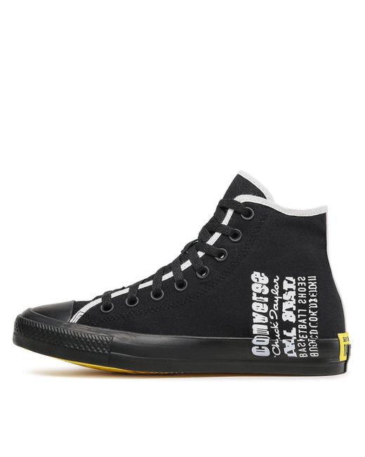 Converse Sneakers Aus Stoff Ctas Hi A02796C in Black für Herren