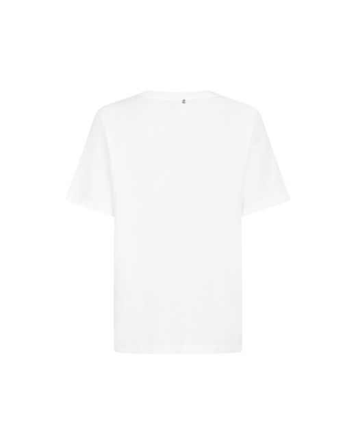 MARC AUREL White T-Shirt 7427 7000 73566 Weiß Regular Fit