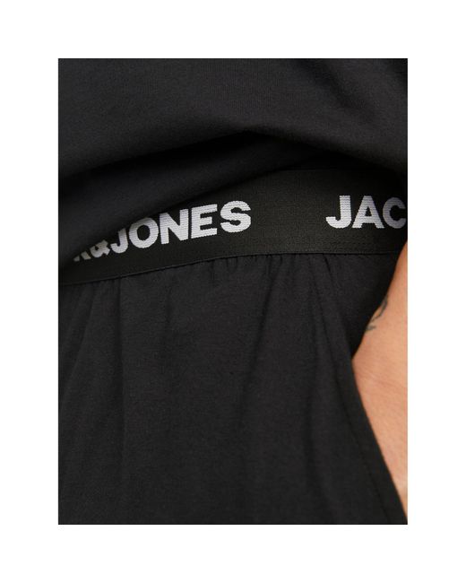 Jack & Jones Pyjama Everest 12273633 Standard Fit in Black für Herren