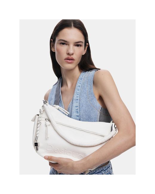 Desigual White Handtasche 25Saxpbv