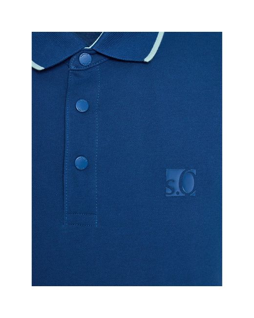 S.oliver Oliver Polohemd 2141237 Regular Fit in Blue für Herren
