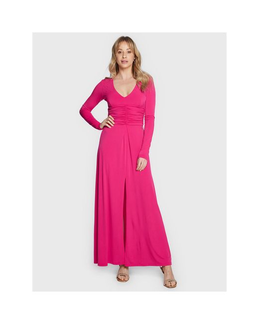 Blugirl Blumarine Pink Abendkleid Ra3065-J6634 Slim Fit