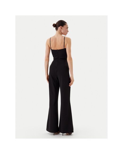 Rinascimento Black Jumpsuit Cfc0019925002 Regular Fit