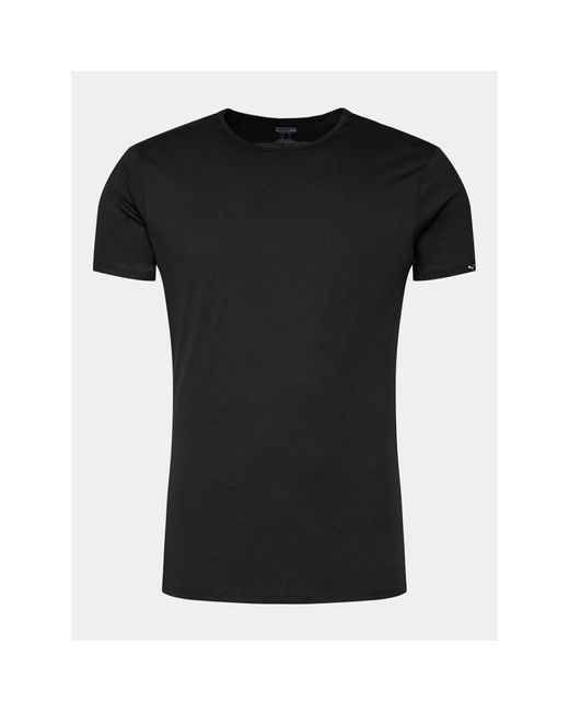 PUMA 2Er-Set T-Shirts Basic 935016 Regular Fit in Black für Herren